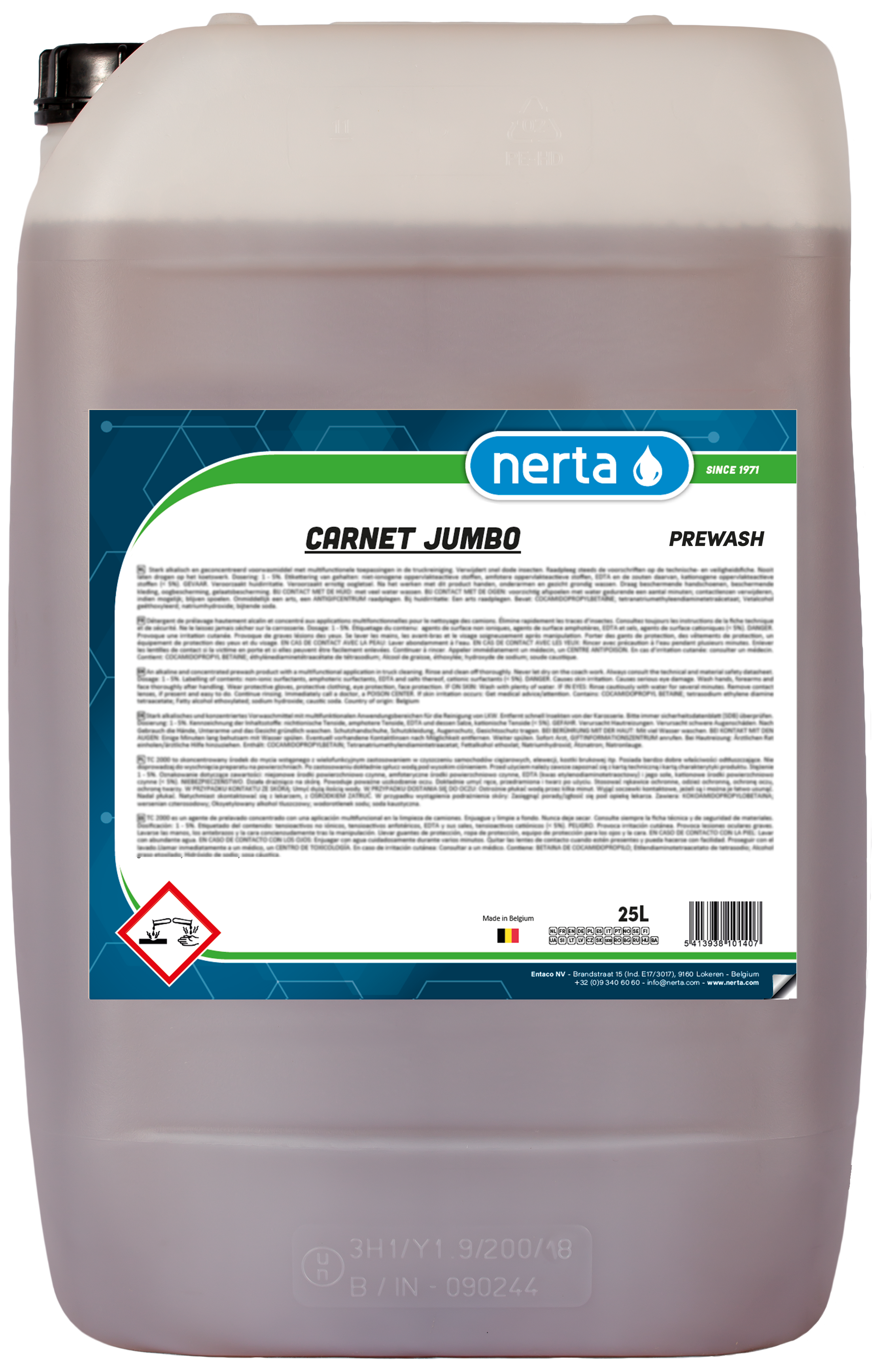 CARNET JUMBO - Nerta Professional cleaning products