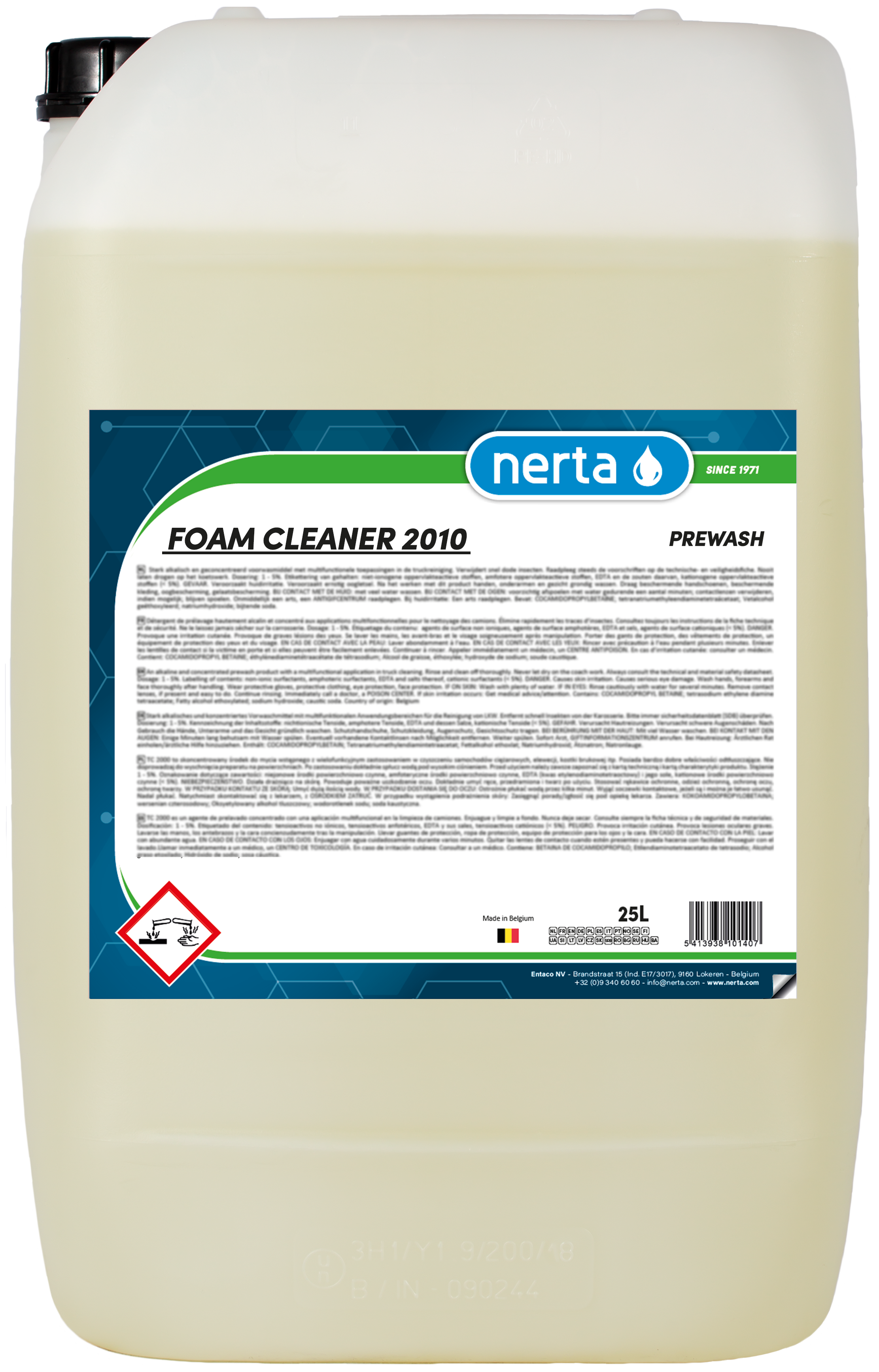 Manta | NERTA detergent TRUCK CLEANER 2010, 25 l